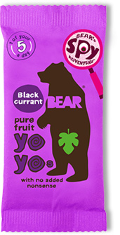 Blackcurrant YoYo's 100% Fruit Snack 2x10g (Bear)
