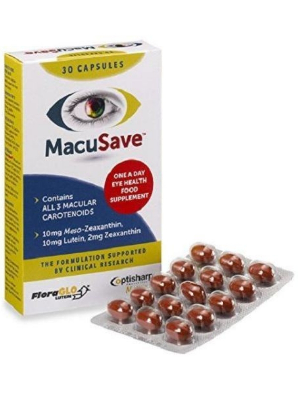 Eye Health Supplement, 30 Capsules (MacuSave)
