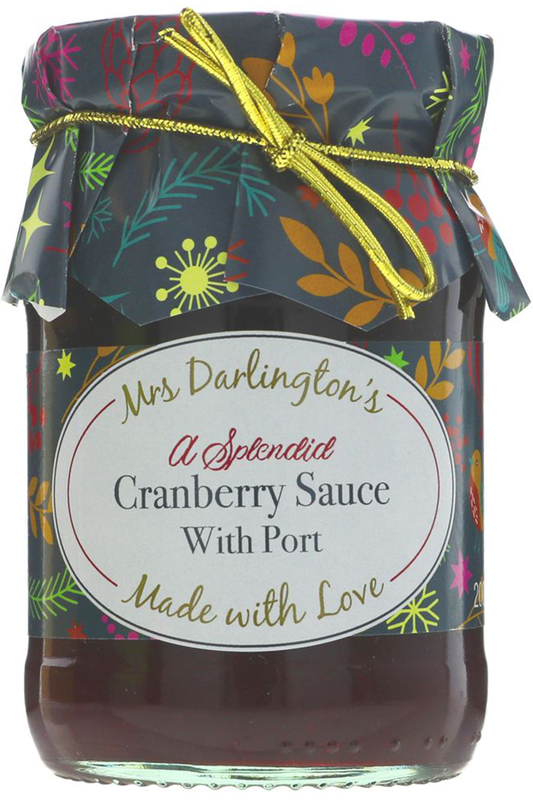 Cranberry Sauce with Port 200g (Mrs Darlington's)