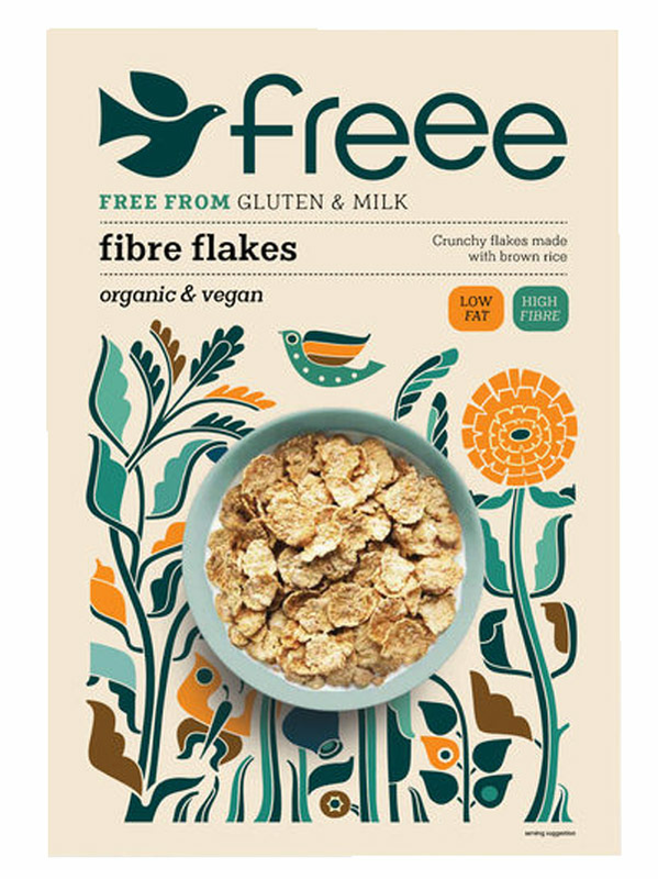 Organic Gluten Free Fibre Flakes 375g (Freee by Doves Farm)