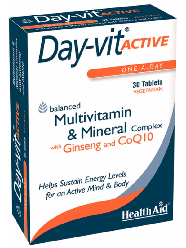 Day-Vit Active Multivitamin Supplement, 30 Tablets (Health Aid)