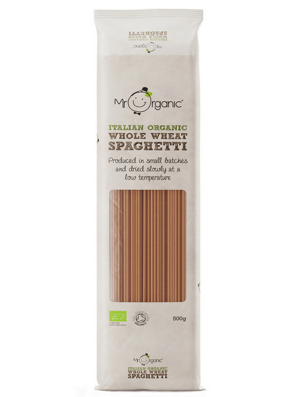 Whole Wheat Spaghetti Pasta, Organic 500g (Mr Organic)