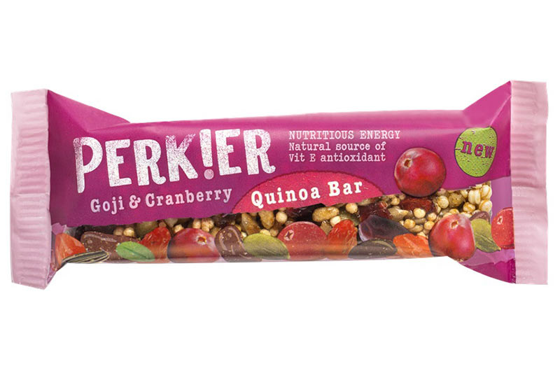 Goji & Cranberry Quinoa Bar 35g (Perkier)