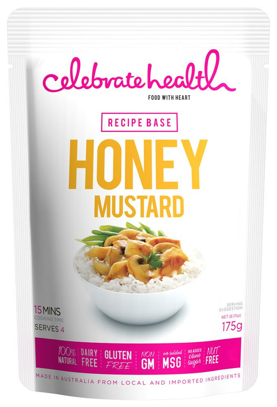 Honey & Mustard Recipe Base 175g (Celebrate Health) Healthy Supplies