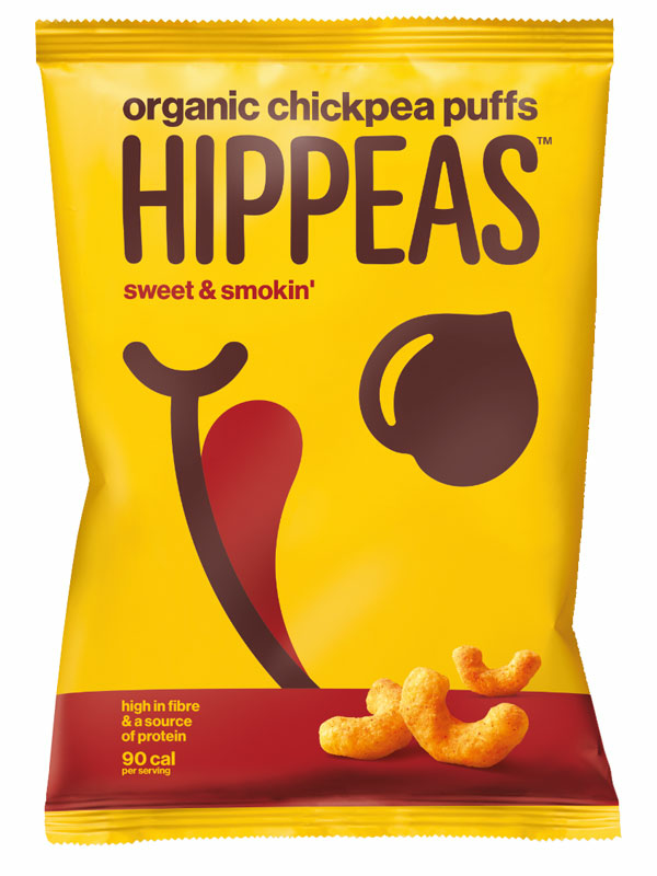 Chickpea Puffs - Sweet & Smokin' 78g, Organic (Hippeas)