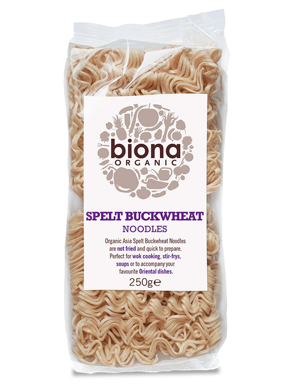 Organic Spelt Buckwheat Noodles 250g (Biona)