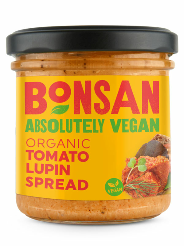 Organic Tomato & Lupin Spread 140g (Bonsan)