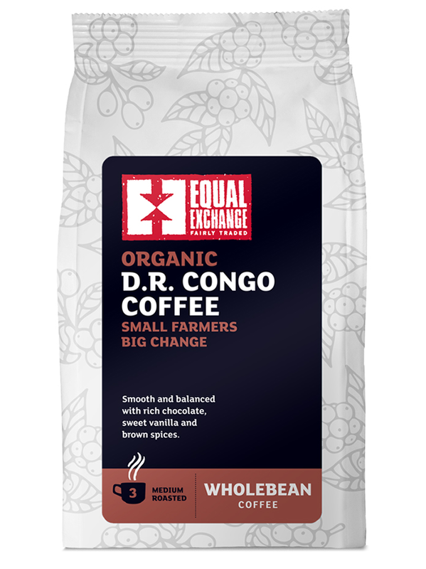 Organic Democratic Republic of Congo Coffee Beans 227g (Equal Exchange)
