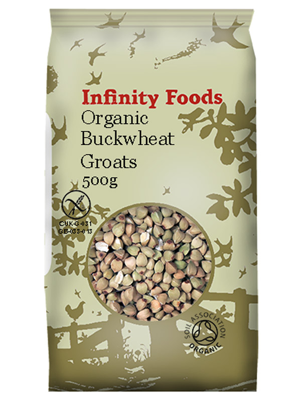 Buckwheat Groats, Raw Organic 500g (Infinity Foods)