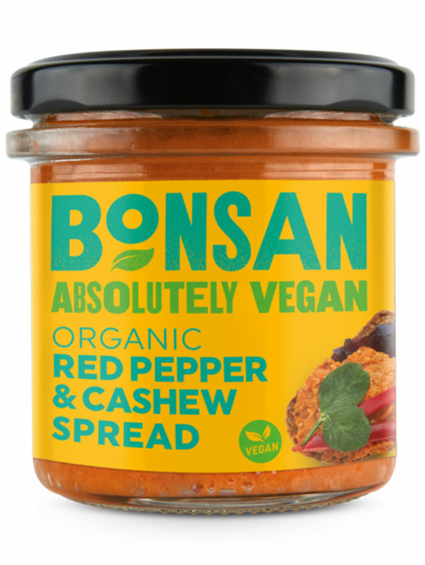 Organic Red Pepper & Cashew Spread 130g (Bonsan)