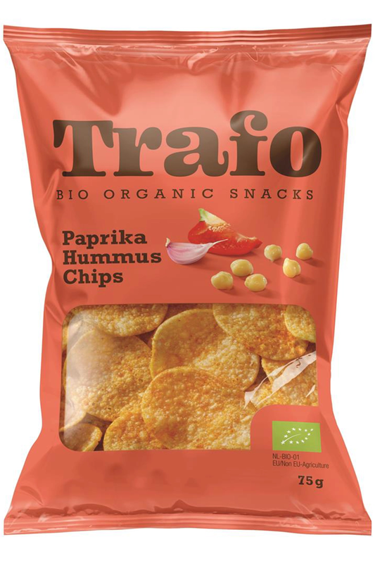 Paprika Hummus Chips 75g, Organic (Trafo) Healthy Supplies