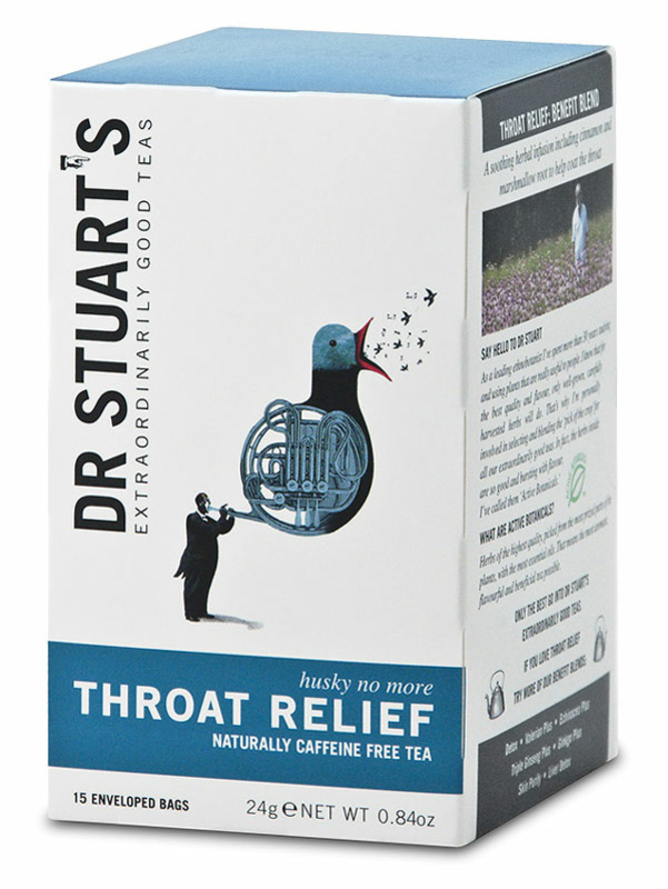 Throat Relief Herbal Tea - 15 bags (Dr Stuart's)