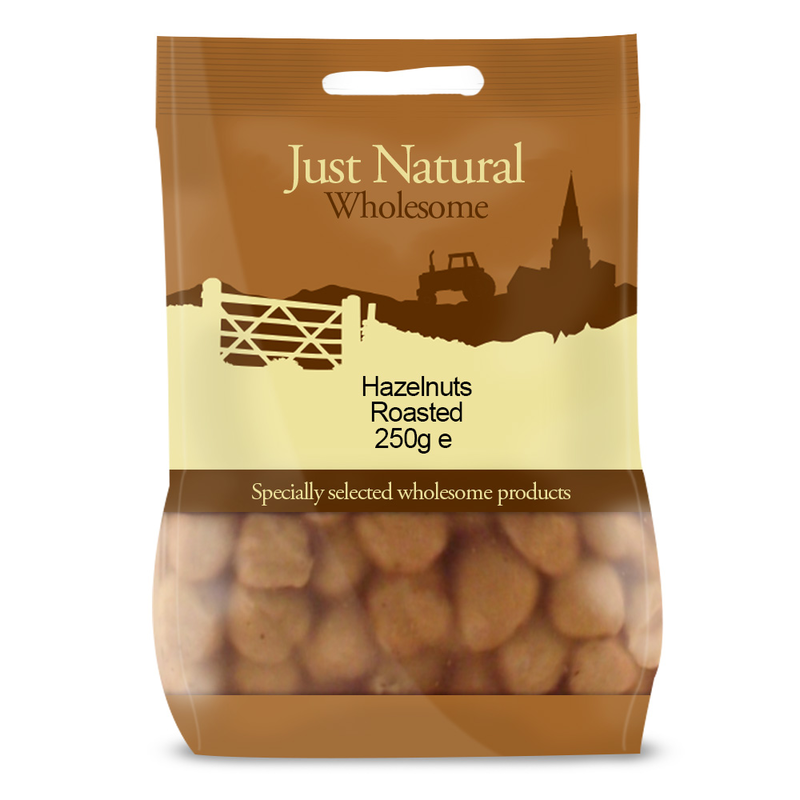 Hazelnuts Roasted 250g (Just Natural Wholesome)