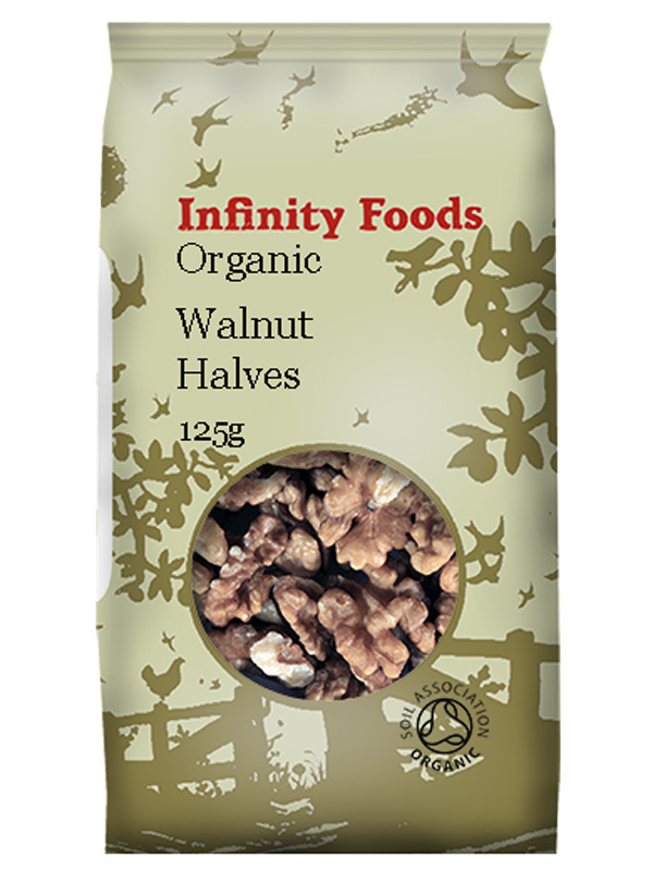Organic Walnut Halves 125g (Infinity Foods)