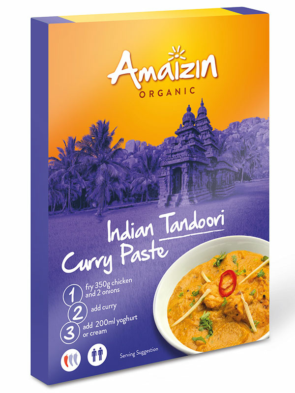 Tandoori Curry Paste, Organic 80g (Amaizin)