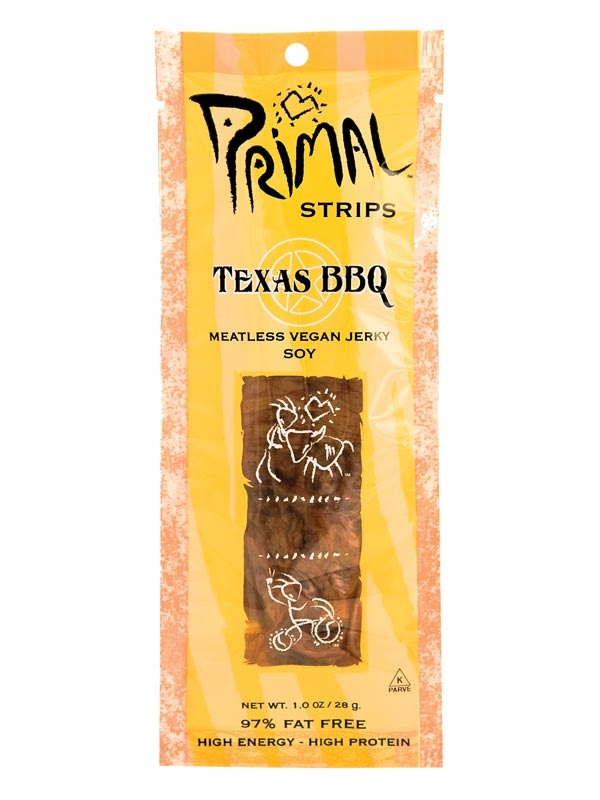 Vegan Texas BBQ Jerky Strips 28g (Primal Spirit)