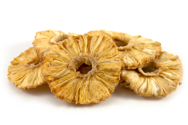 Organic Dried Pineapple Rings 250g (Sussex Wholefoods)