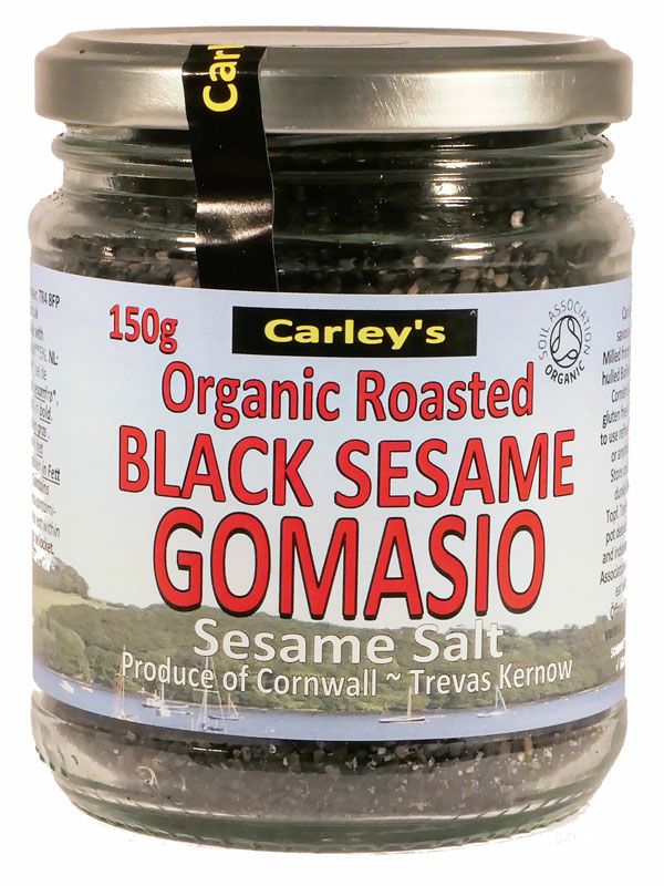 Black Sesame Gomasio, 150g Organic (Carley's)