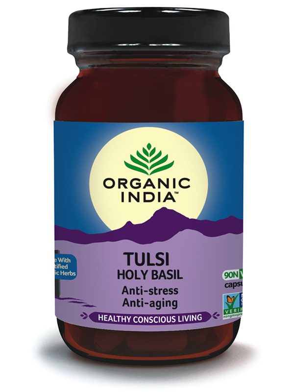 Tulsi (Holy Basil), Organic 90 Capsules India) Healthy Supplies