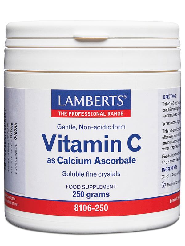 Vitamin C Crystals (Calcium Ascorbate) 250g (Lamberts)