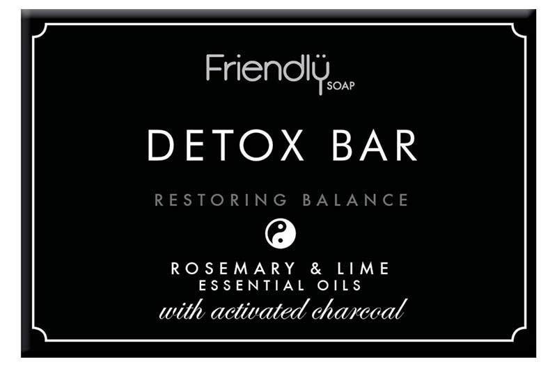 Activated Charcoal Detox Soap 95g (Friendly Soap)