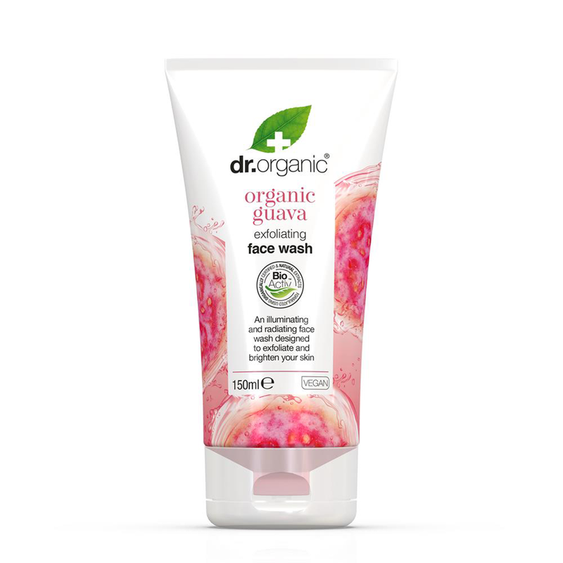 Organic Guava Exfoliating Face Wash 150ml (Dr Organic)