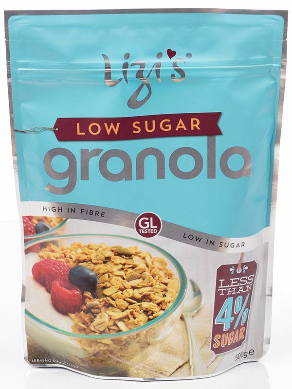 Low Sugar Nuts & Seeds Granola 500g (Lizi's)