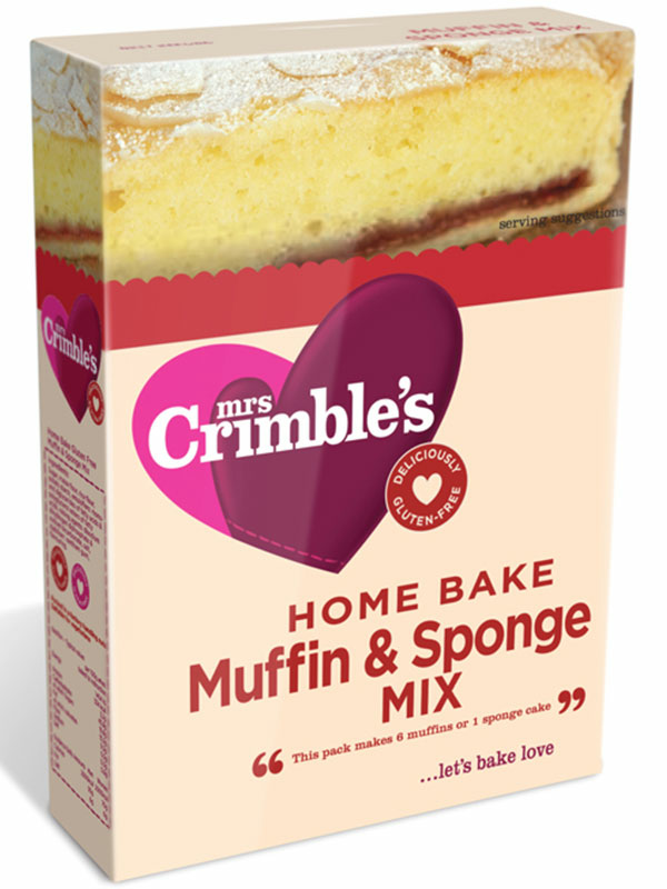 Muffin & Sponge Mix, Gluten-Free 200g (Mrs Crimble's)