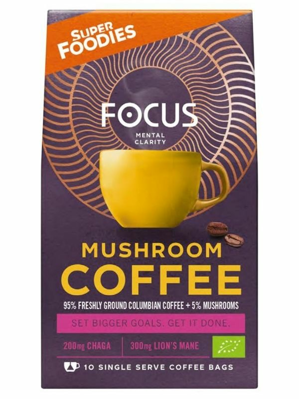 Mushroom Coffee Focus 10 bags (Superfoodies)