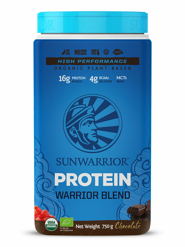 Warrior Blend Protein Powder Chocolate Flavour, Organic 750g