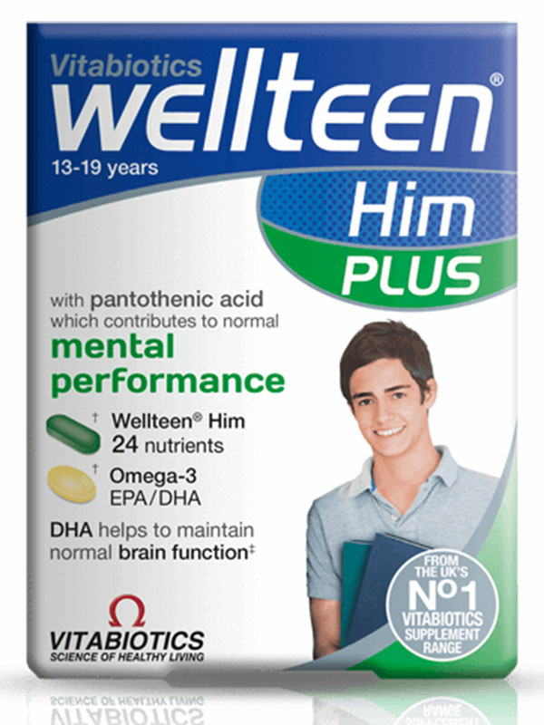 WellTeen Him Plus, 28 Tablets + 28 Capsules (Vitabiotics)