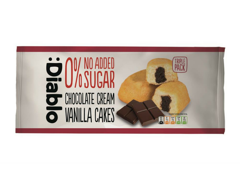 Chocolate and vanilla cream cake 3 Pack (Diablo Sugar Free)