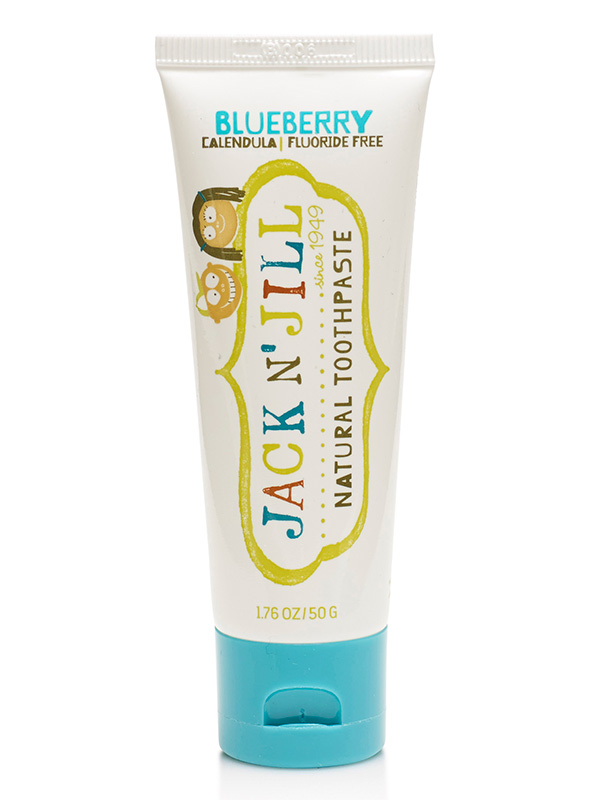 Natural Calendula Toothpaste, Blueberry Flavour 50g (Jack N Jill)