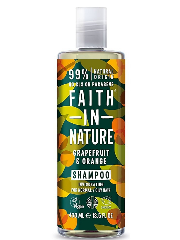 Grapefruit & Orange Shampoo 400ml (Faith in Nature)