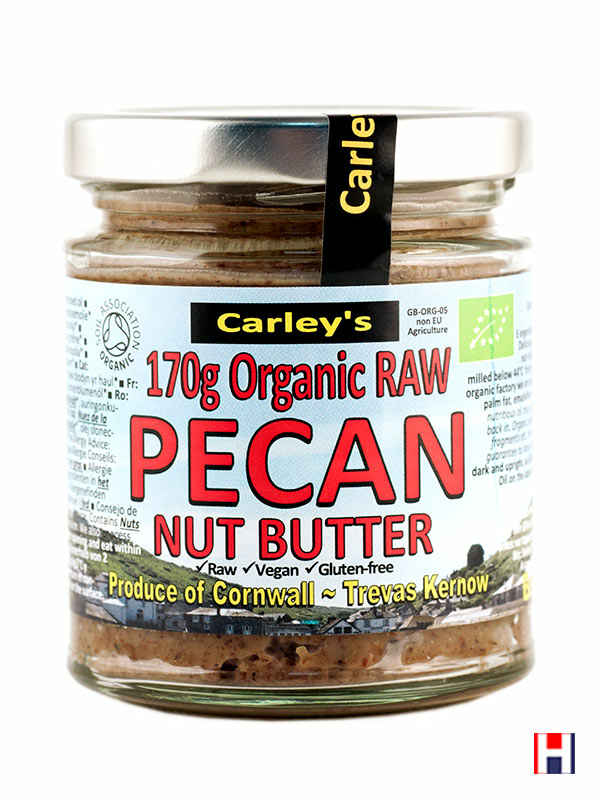 Pecan Nut Butter, Organic & Raw 170g (Carley's)