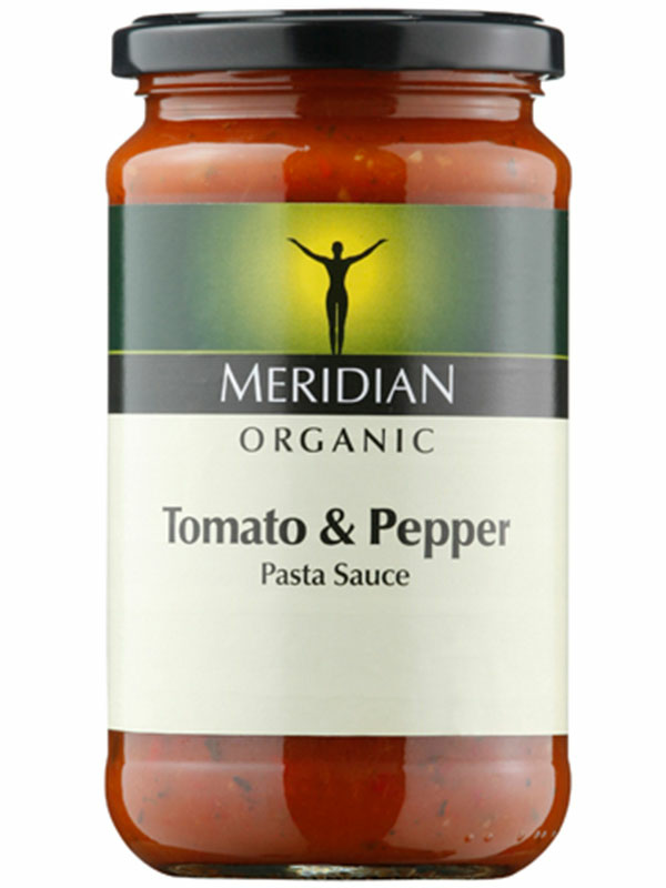 Tomato & Pepper Pasta Sauce, Organic 440g (Meridian)