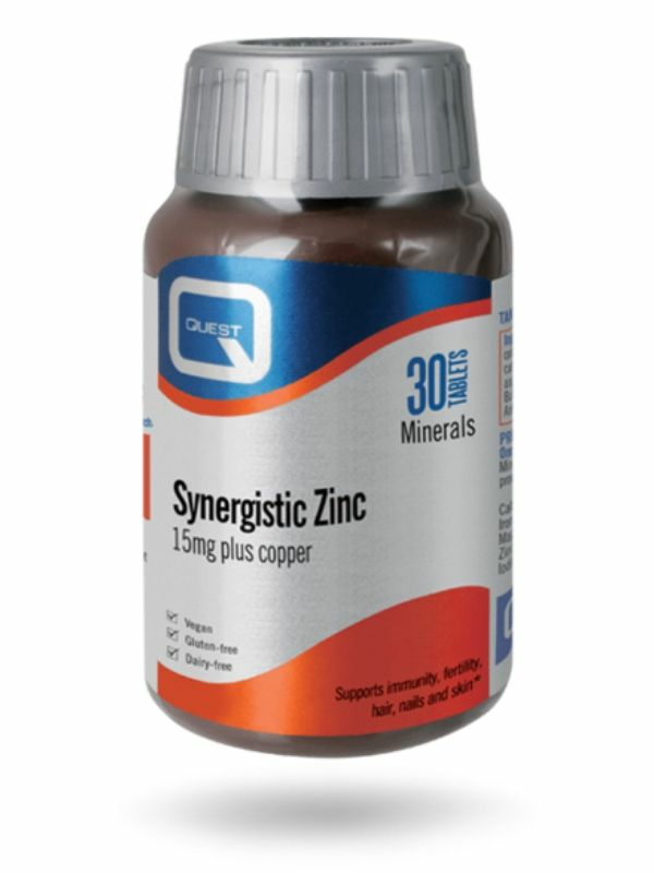 Synergistic Zinc 15mg 30 tablet (Quest)