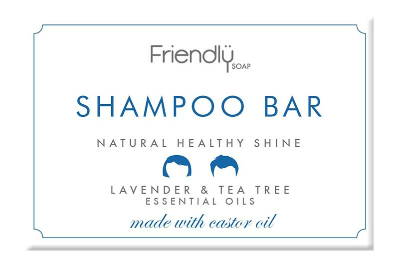 Lavender & Tea Tree Shampoo Bar 95g (Friendly Soap) Healthy Supplies