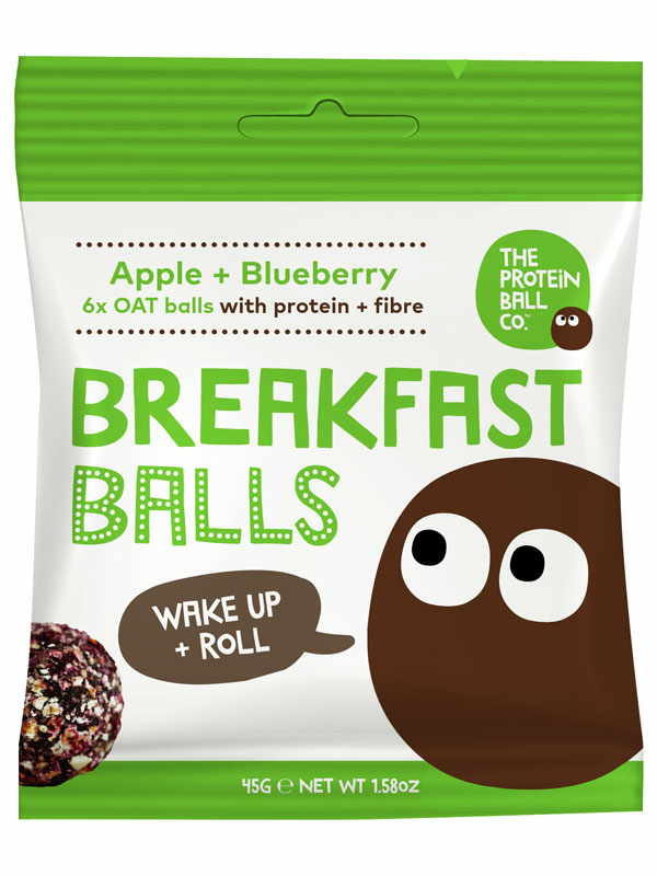 Apple & Blueberry Breakfast Balls 45g (The Protein Ball Co.)
