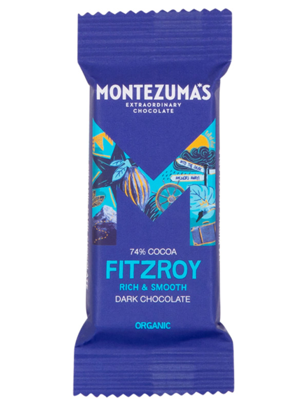 Organic 74% Cocoa Dark Chocolate Mini Bar 25g (Montezuma's)