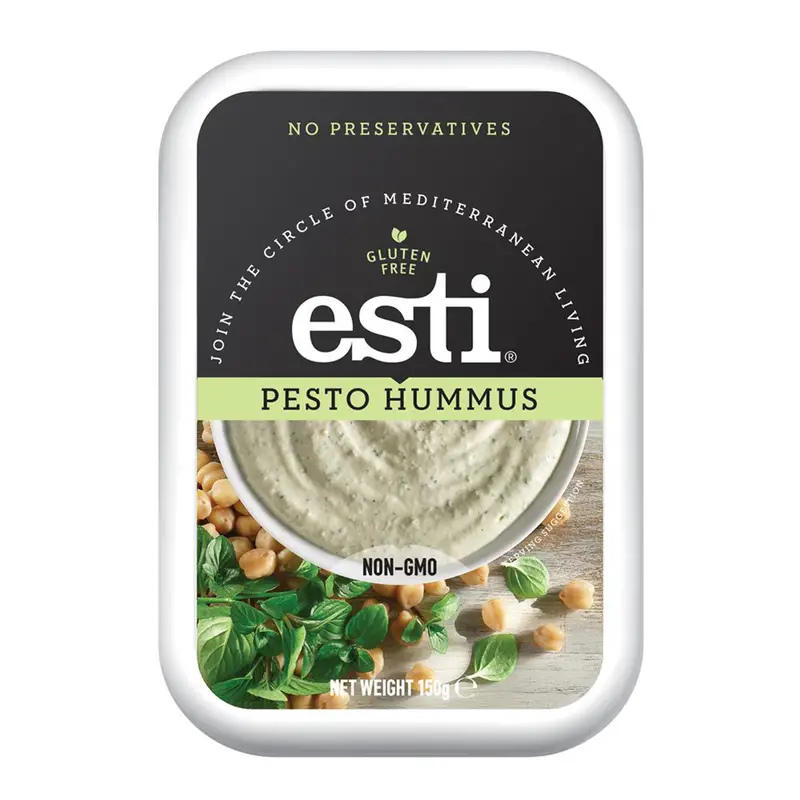 Pesto Hummus 150g (Esti) Healthy Supplies