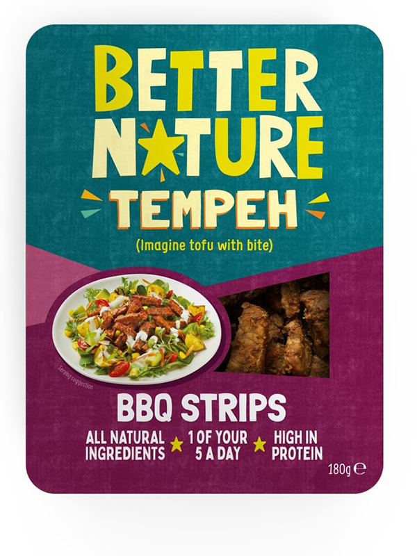 BBQ Tempeh Strips 180g (Better Nature)