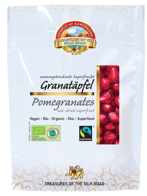 Pomegranates, Dried Organic (Pearls of Samarkand) 100g