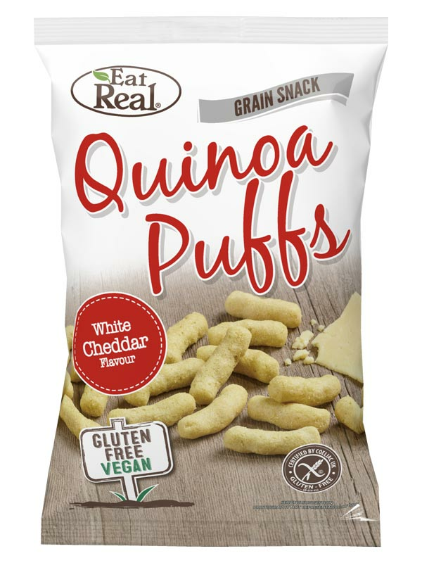 Quinoa White Cheddar Puffs 113g (Eat Real)