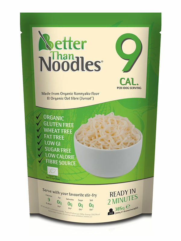Low Calorie Noodles, Organic 385g (Better Than)