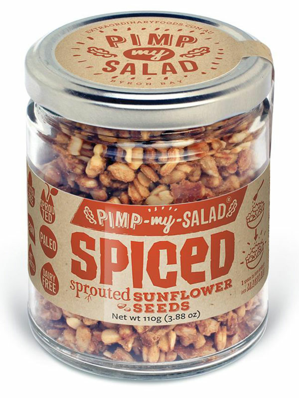 Spiced Sprouted Sunflower Seeds 110g (Pimp My Salad)