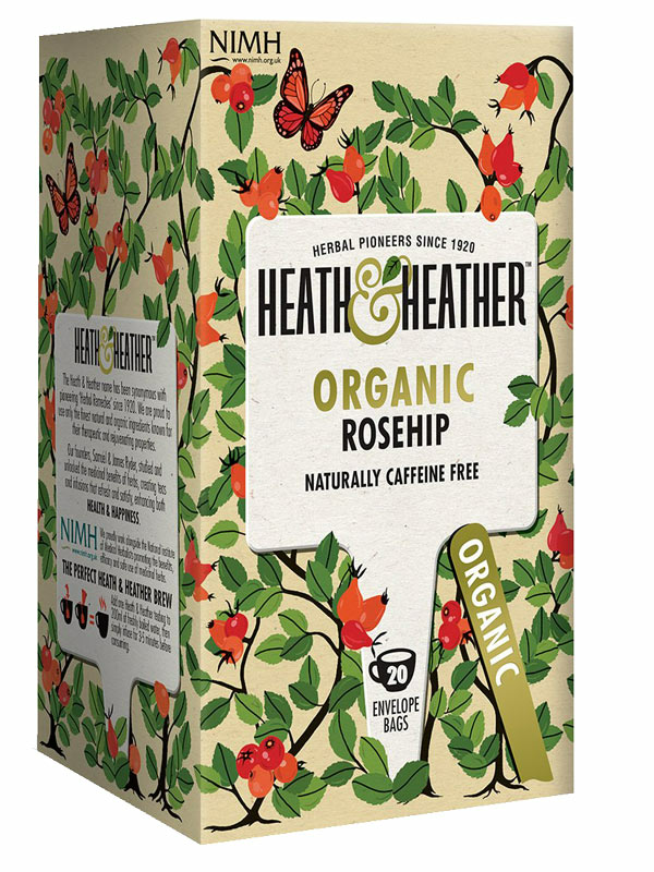 Rosehip Tea, Organic 20 bags (Heath & Heather)