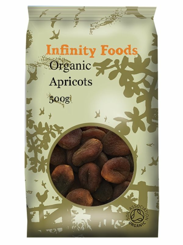 Dried Apricots, Unsulphured Organic, 500g (Infinity Foods) Healthy