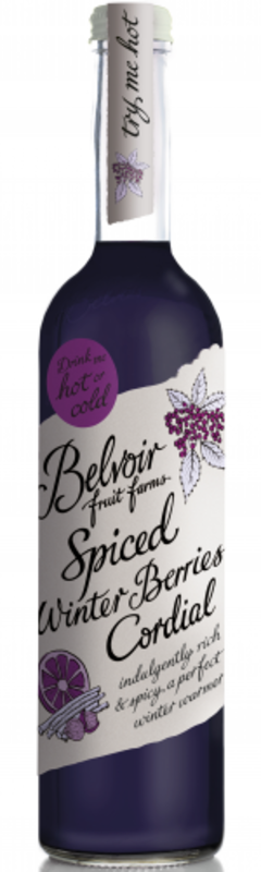 Spiced Winter Berry Cordial 500ml (Belvoir)
