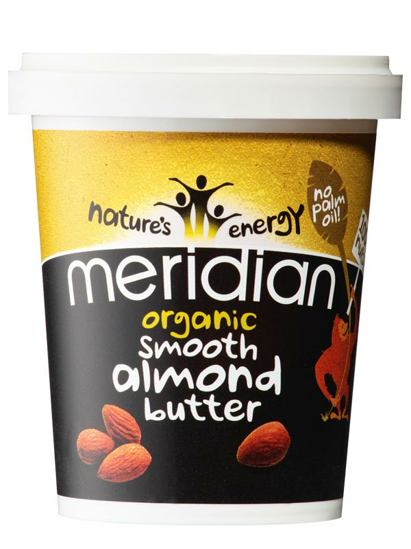 Smooth Almond Butter, Organic 454g (Meridian)